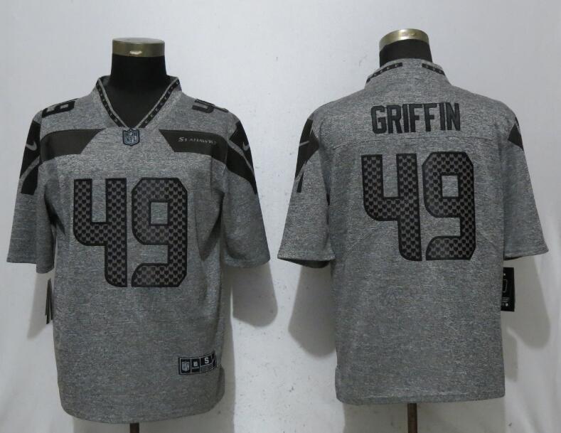 Men Seattle Seahawks #49 Griffin Gray Vapor Untouchable Stitched Gridiron Limited Nike NFL Jerseys->orlando magic->NBA Jersey